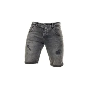 Ανδρική Βερμούδα Jeans Senior με Σκισίματα (3290)