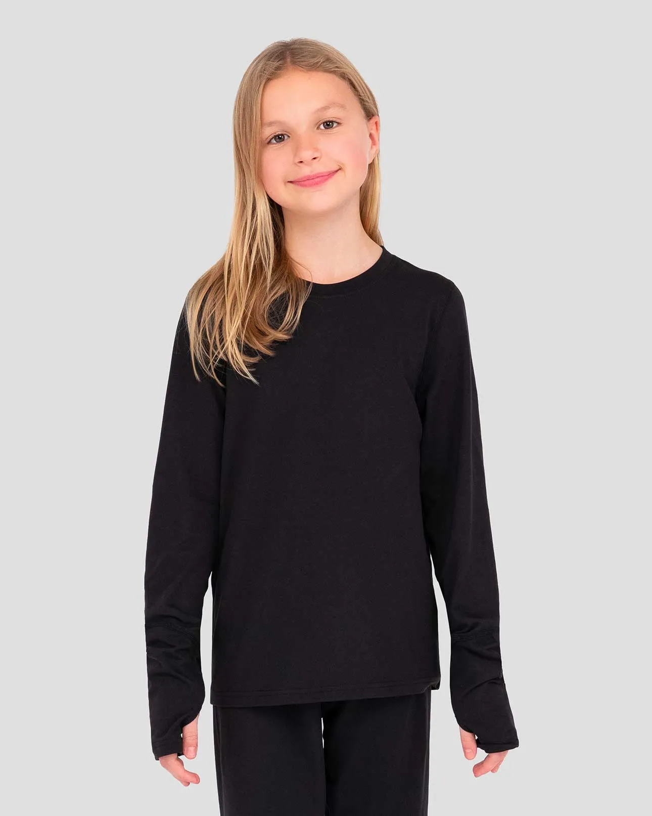 2.0 Kids' Thermolator® Midweight Performance Baselayer Crew Shirt