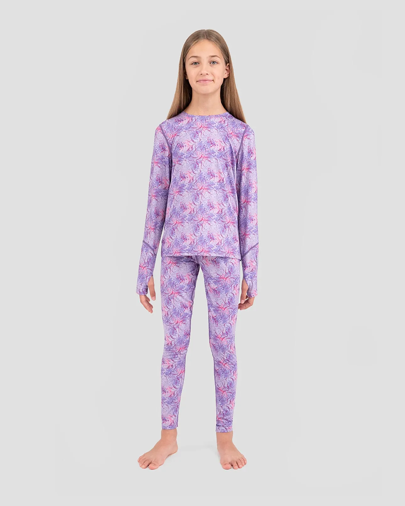 2.0 Kids' Thermolator® Midweight Performance Baselayer Crew Shirt