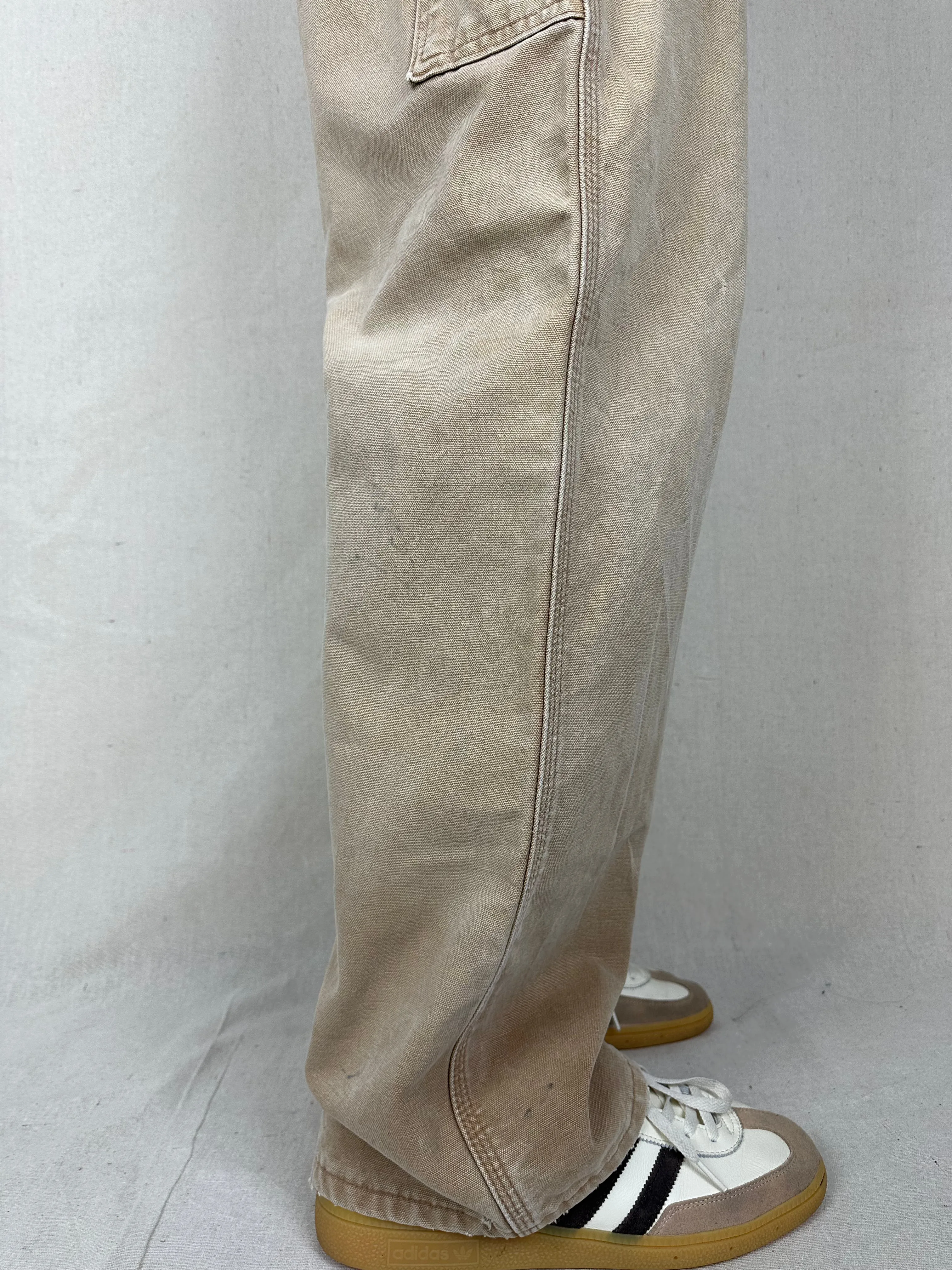90's Carhartt Heavy Duty Lined Vintage Carpenter Jeans Size 41x32