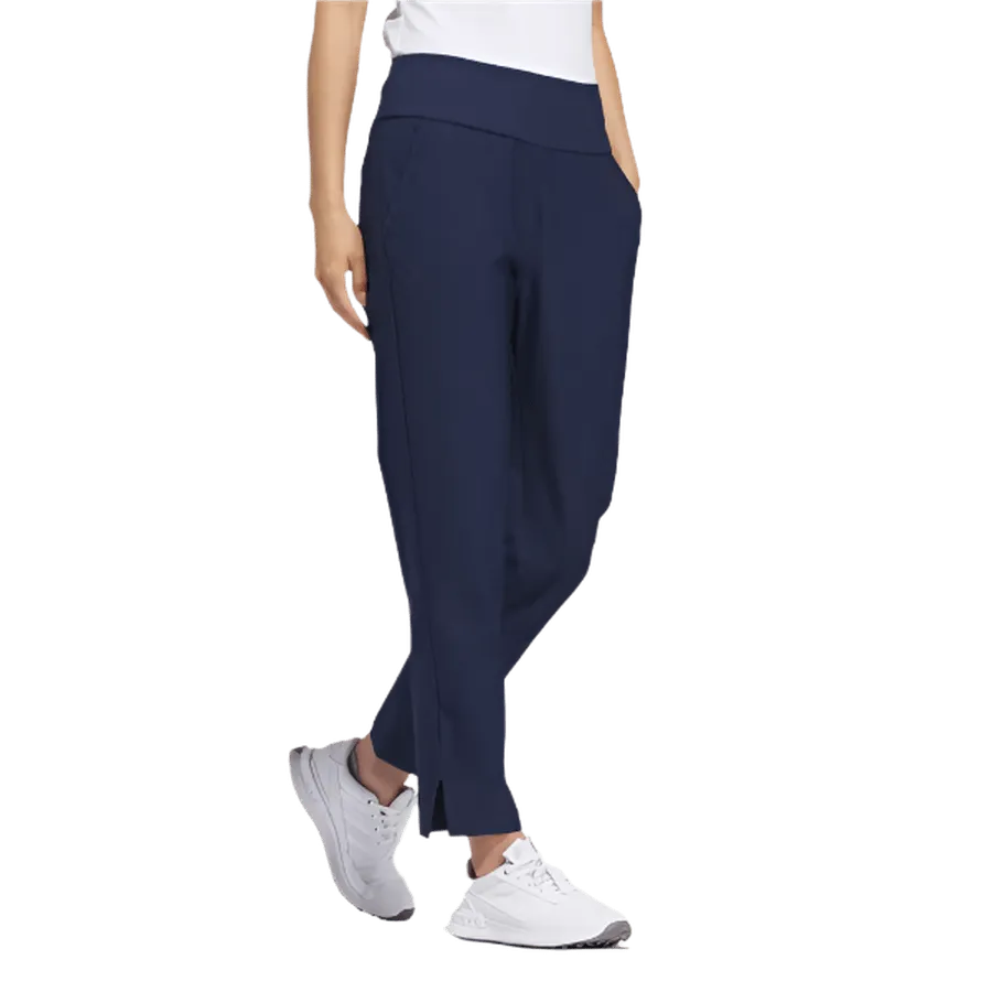 Adidas Ladies Ultimate365 Solid Ankle Pants - Navy