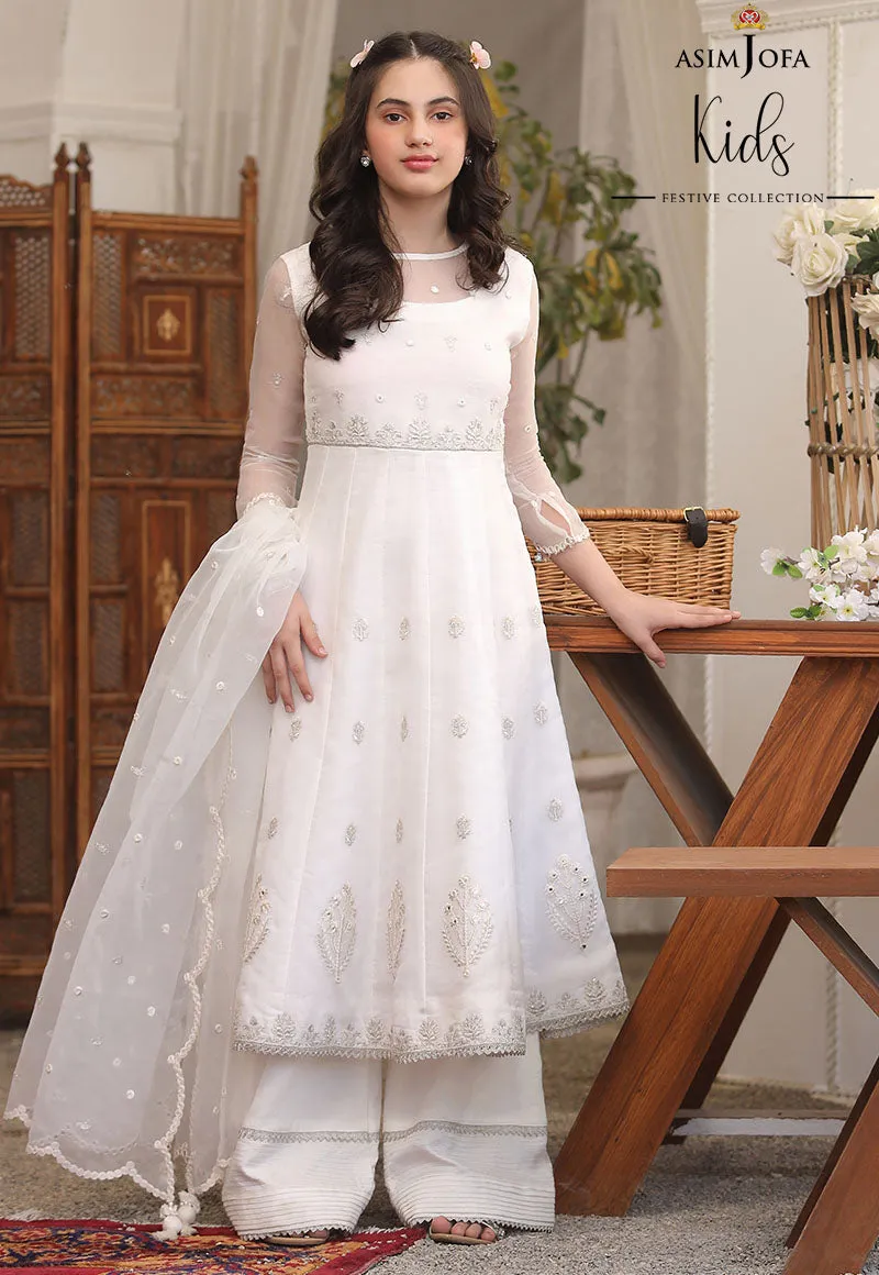 AJKF-15   | Asim Jofa Kids Festive Collection 2022 | Stitched RTW Organza Suit