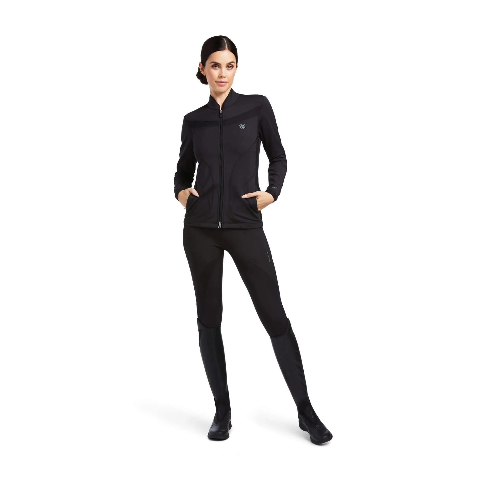Ariat Ladies Ascent Full Zip Sweatshirt Black