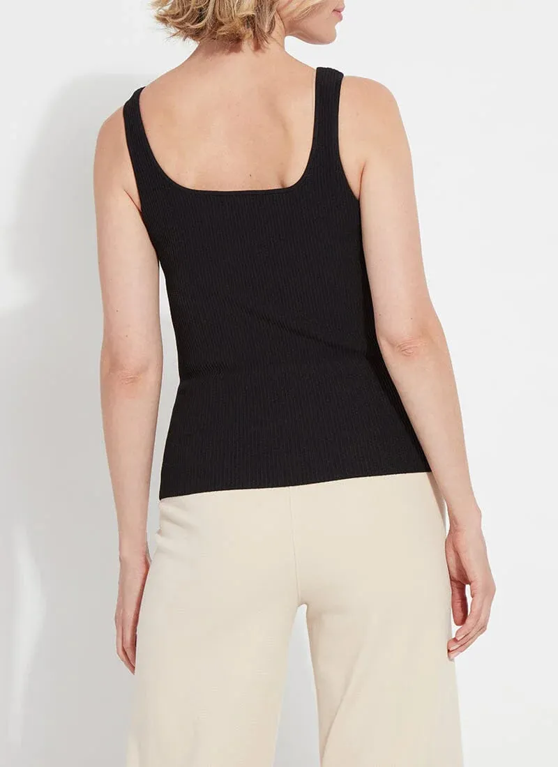 Avril Sculpting Tank in Black