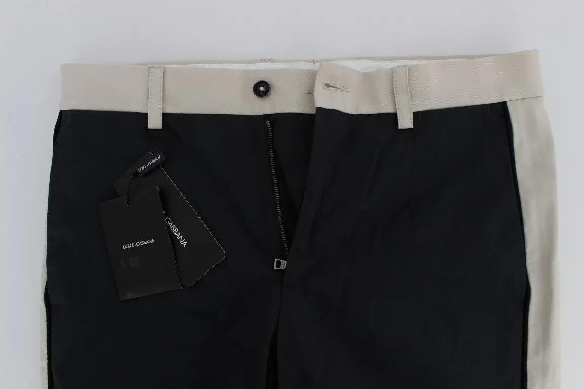 Black Slim Fit Casual Chinos Pants