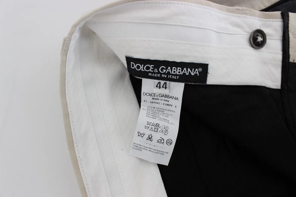 Black Slim Fit Casual Chinos Pants