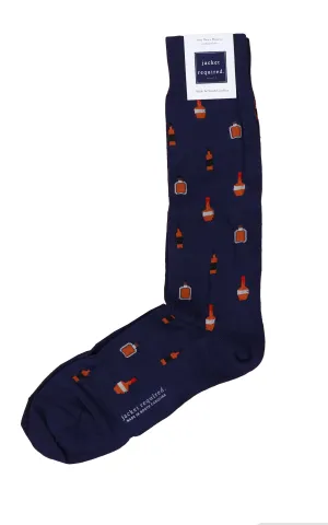 Bourbon Bottles Mid Calf Socks