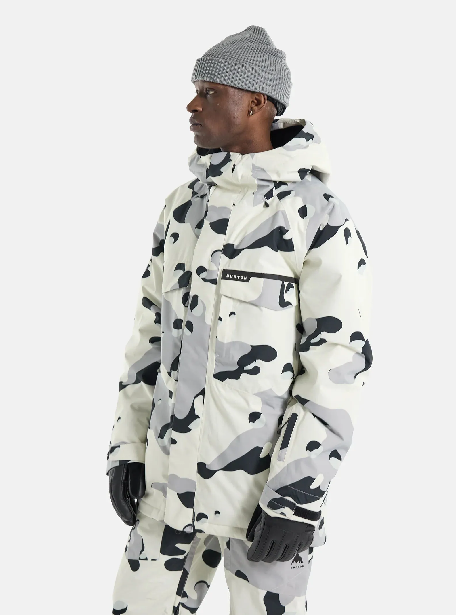 Burton Covert 2.0 Jacket Mens Stout White / Cookie Camo
