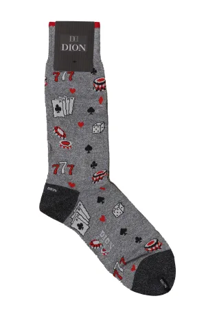 Casino Night Mid Calf Socks