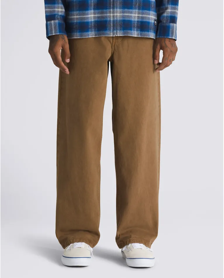 CHECK-5 BAGGY DENIM PANTS - SEPIA SALE