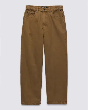 CHECK-5 BAGGY DENIM PANTS - SEPIA SALE