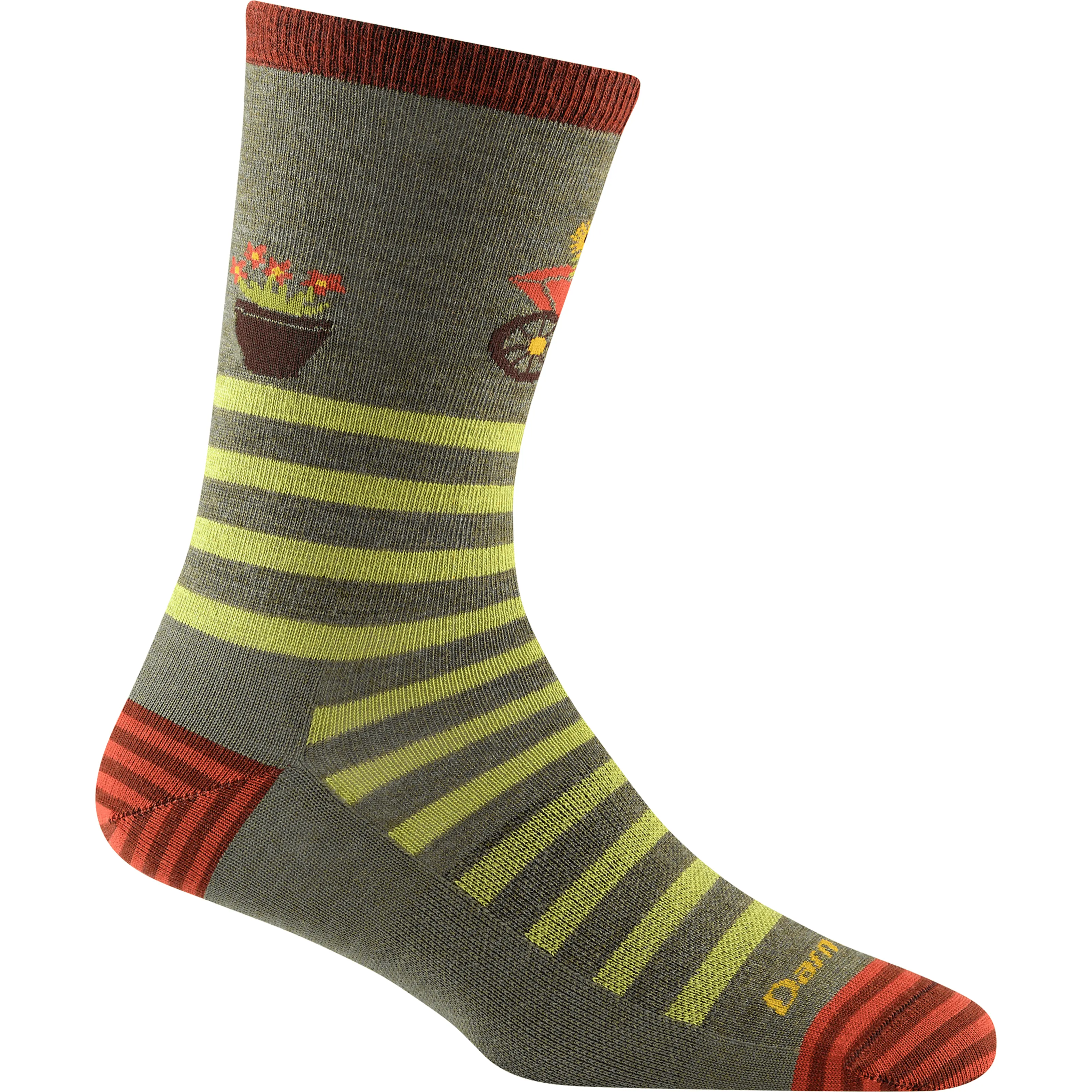 Darn Tough Womens Animal Haus Crew Lightweight Lifestyle Socks