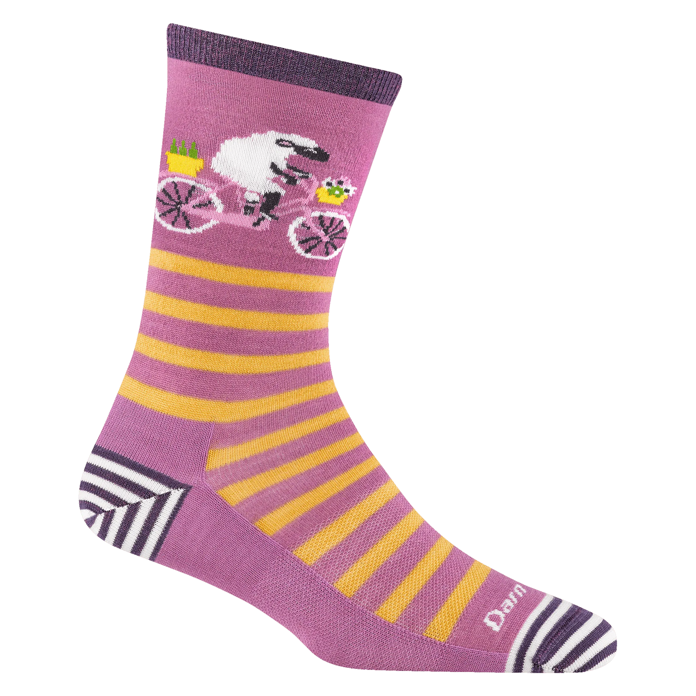 Darn Tough Womens Animal Haus Crew Lightweight Lifestyle Socks