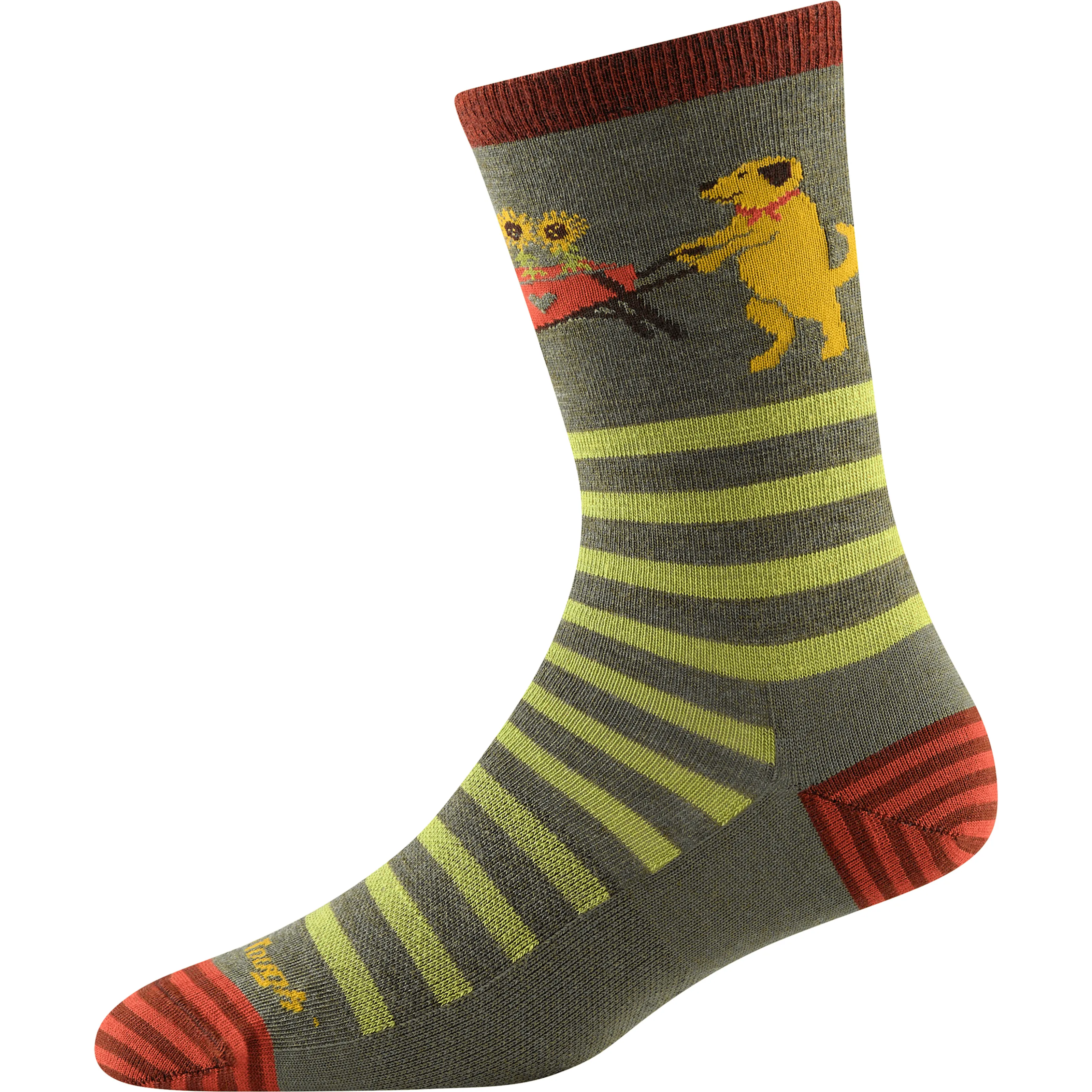 Darn Tough Womens Animal Haus Crew Lightweight Lifestyle Socks