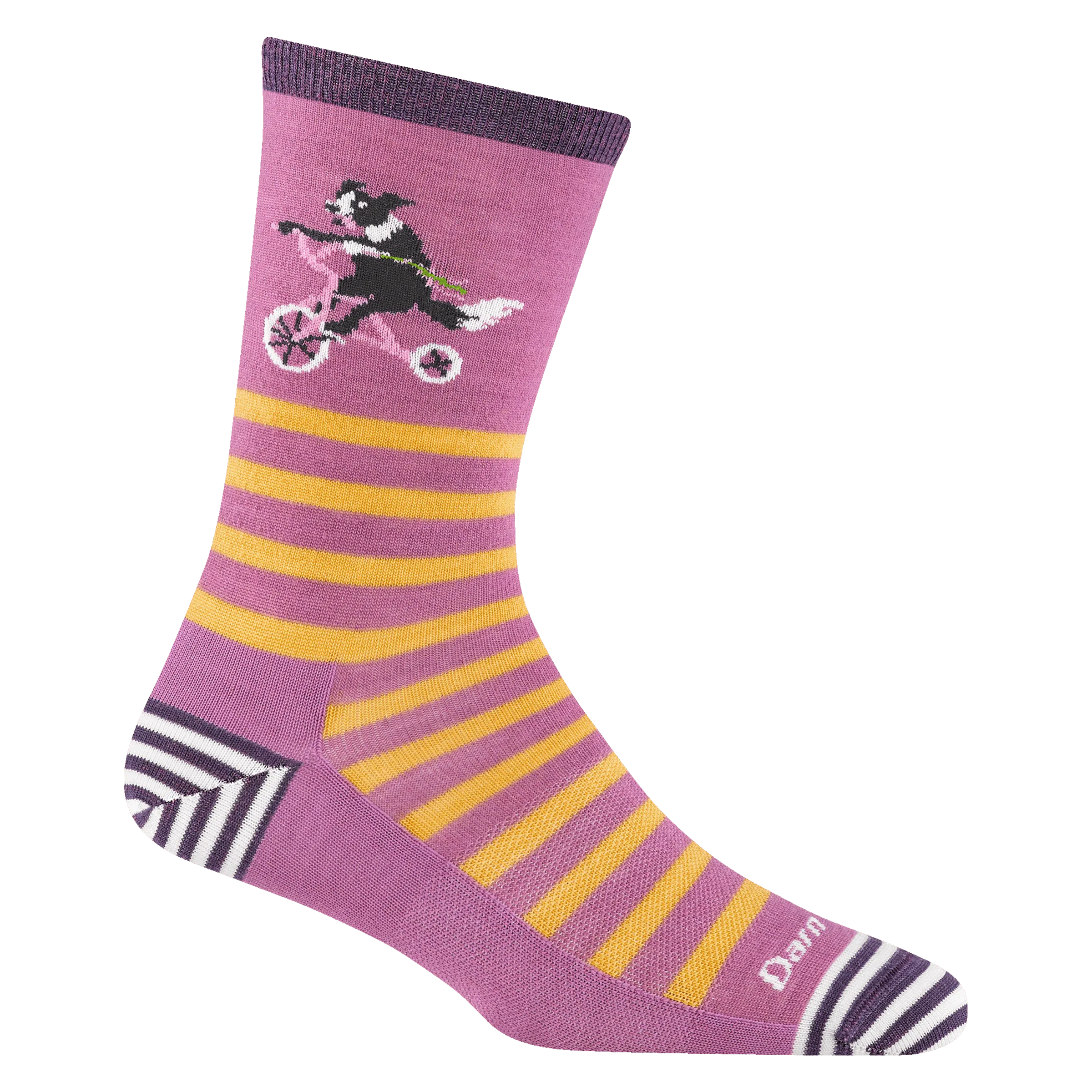 Darn Tough Womens Animal Haus Crew Lightweight Lifestyle Socks