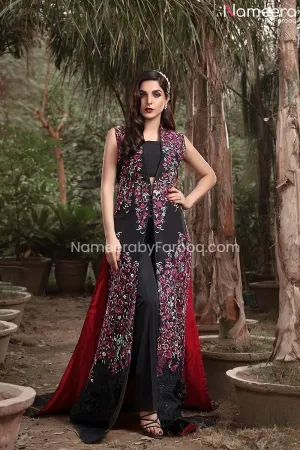 Elegant Pakistani Long Dress For Wedding Party #PN12