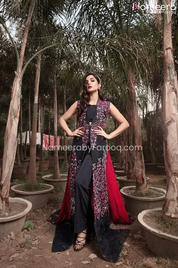 Elegant Pakistani Long Dress For Wedding Party #PN12