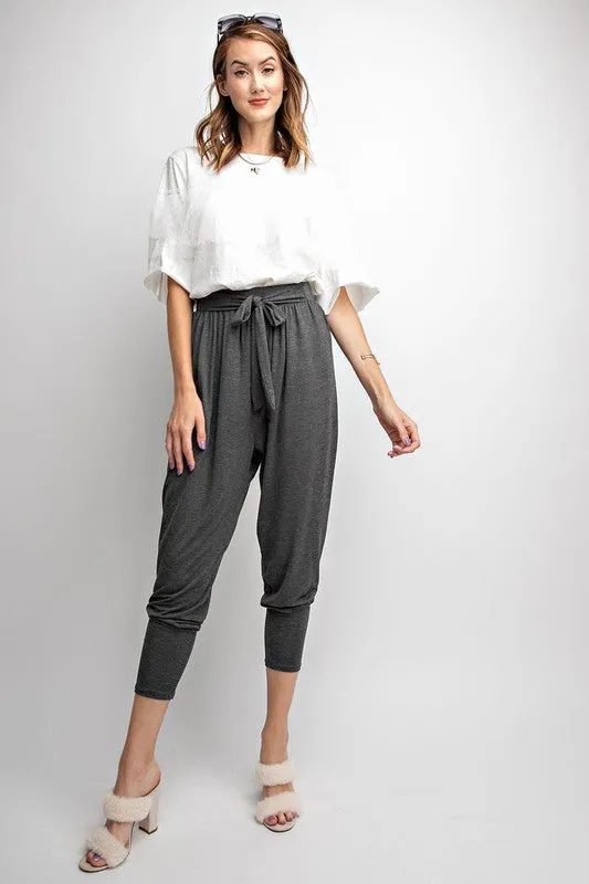 EMERSON CROP PANT GREY-