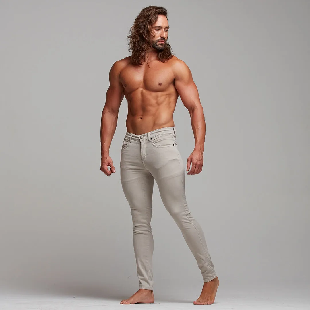 Father Sons Slim Stretch Beige Jeans - FSH134