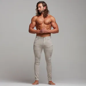 Father Sons Slim Stretch Beige Jeans - FSH134