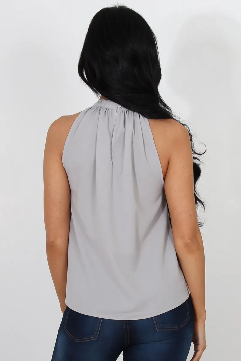 Francis Grey High Neck Top