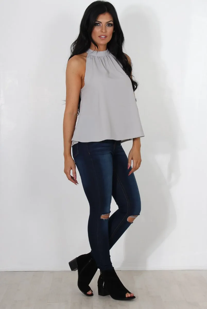 Francis Grey High Neck Top