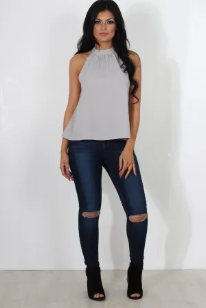 Francis Grey High Neck Top
