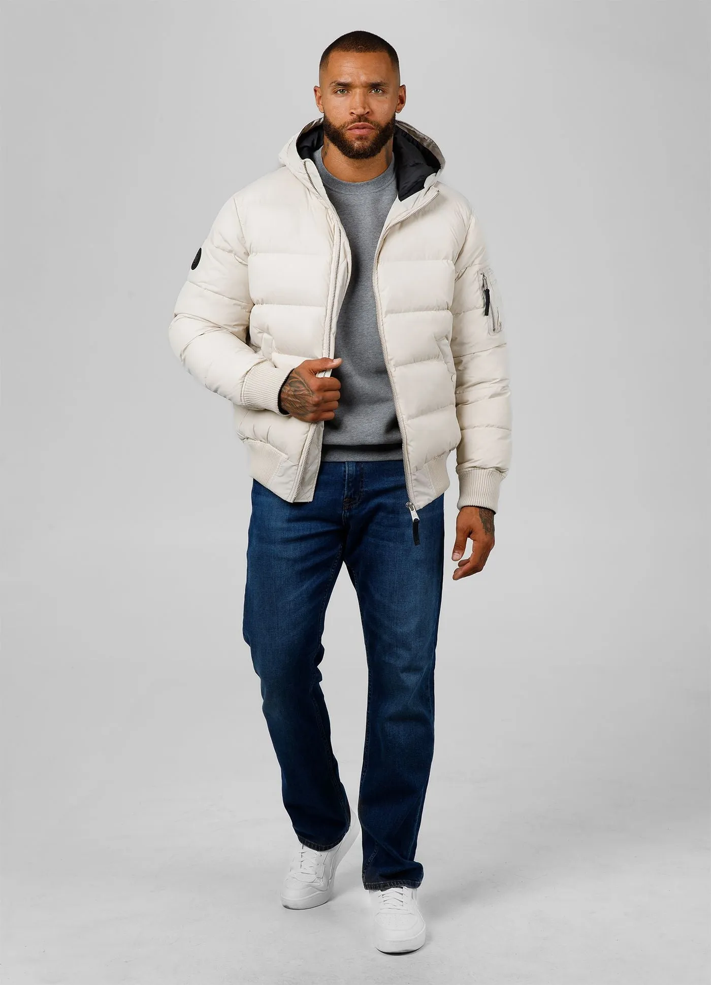 Gopher Hooded Jacket - OFF White