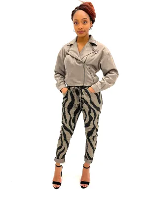 Grey Crop Jacket