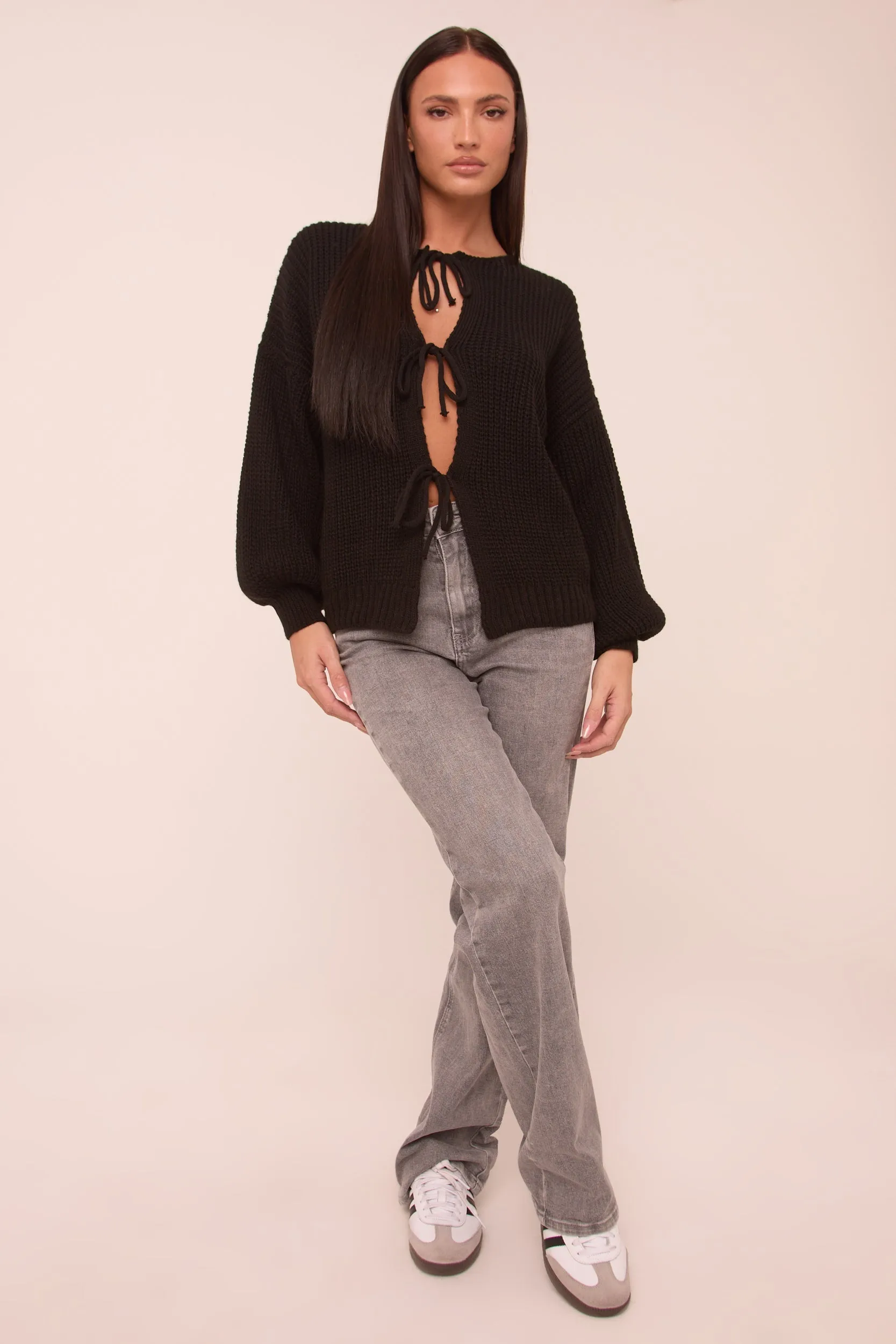 Grey Stretch Mid Waist Straight Leg Denim Jeans - Phoenix