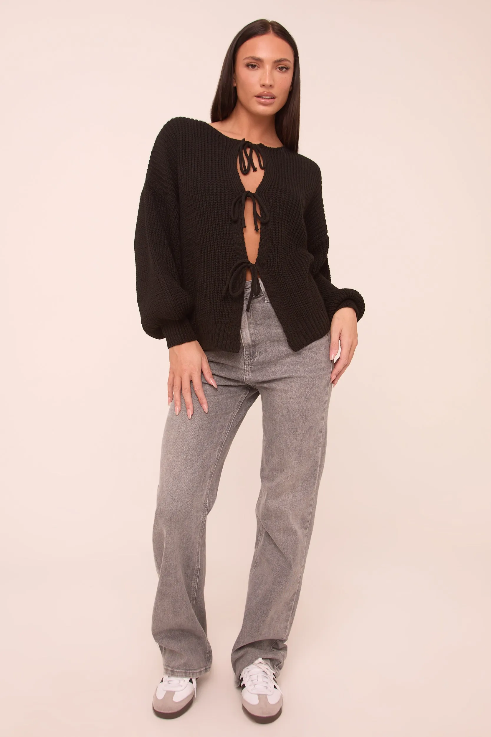 Grey Stretch Mid Waist Straight Leg Denim Jeans - Phoenix