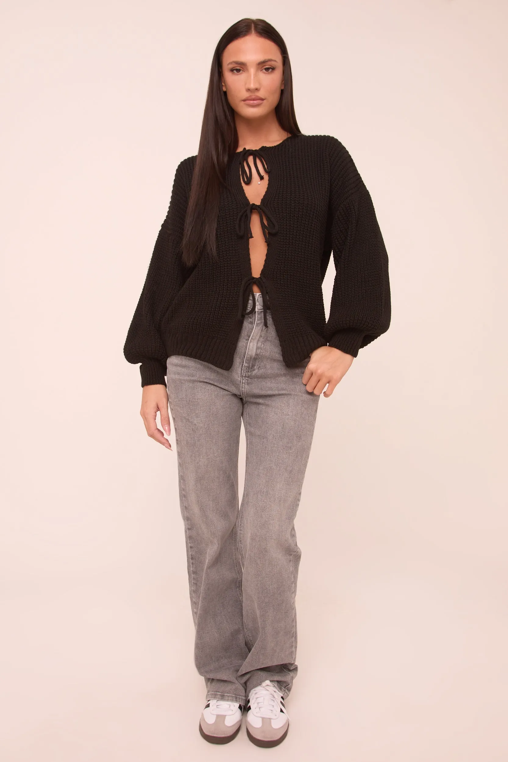 Grey Stretch Mid Waist Straight Leg Denim Jeans - Phoenix
