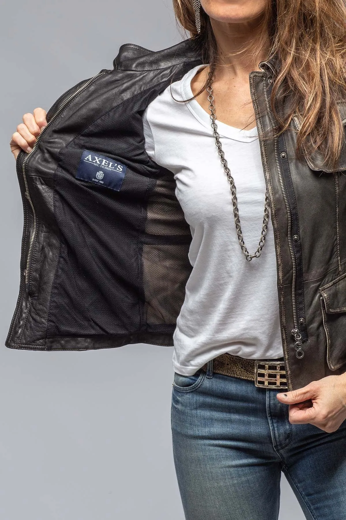 Guns & Roses Jacket in Military Olive Grey