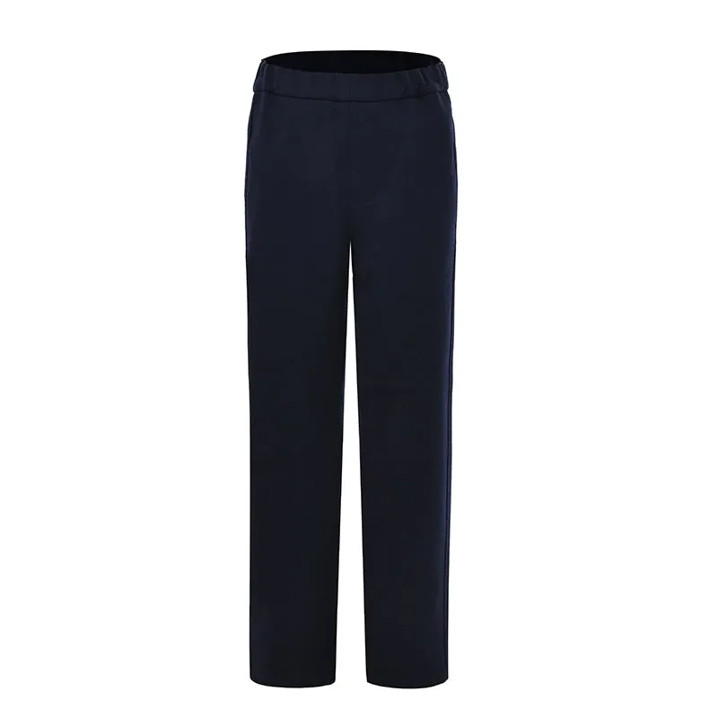 High-Gram Wool Straight Sweatpants