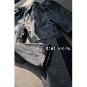 High-Gram Wool Straight Sweatpants