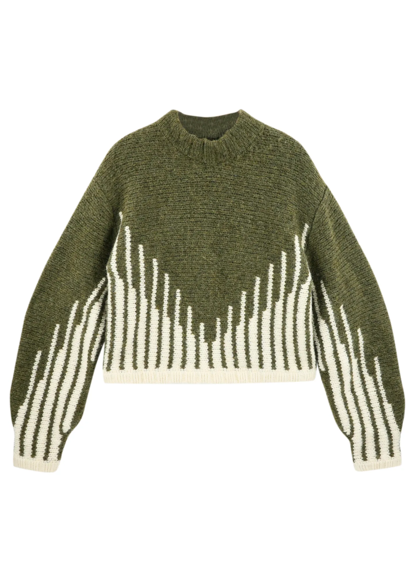 Highland Sweater in Olive Ridge