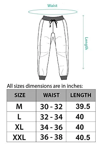 hiker's way Men's Slim Fit Track Pants for Men Sports Black