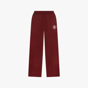 INSIGNIA KNITTED PANTS | BORDEAUX