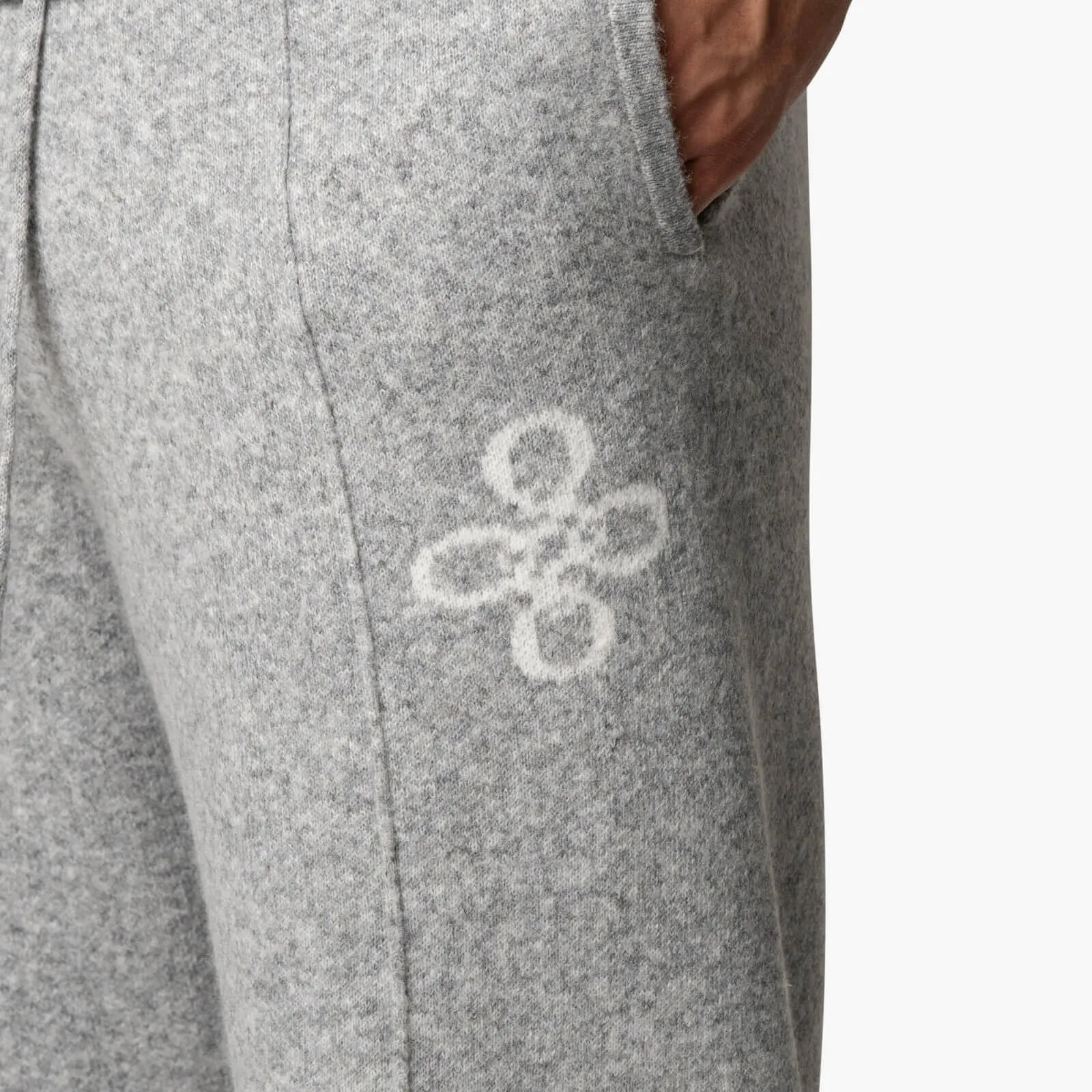 INSIGNIA KNITTED PANTS | GREY MELEE