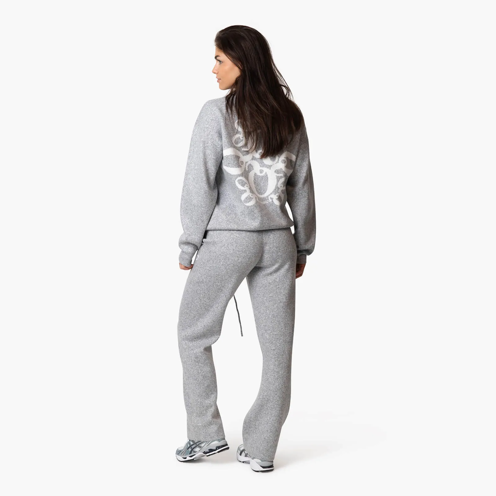 INSIGNIA KNITTED PANTS | GREY MELEE