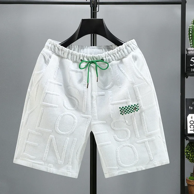 INSTOCK- Plus size fat summer loose men's shorts