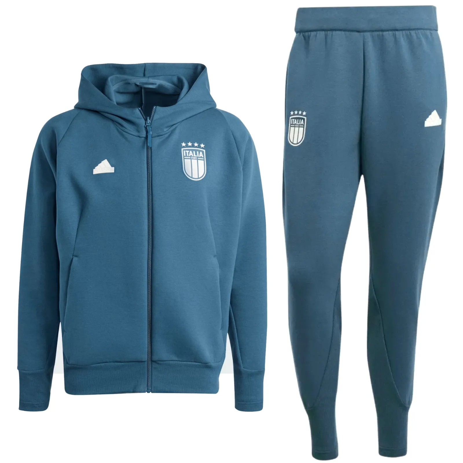 Italy Casual Travel hooded presentation tracksuit 2024/25 - Adidas