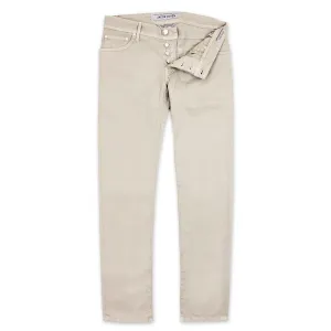 Jacob Cohen - J622 Comf Slim Fit Chino Jeans in Beige