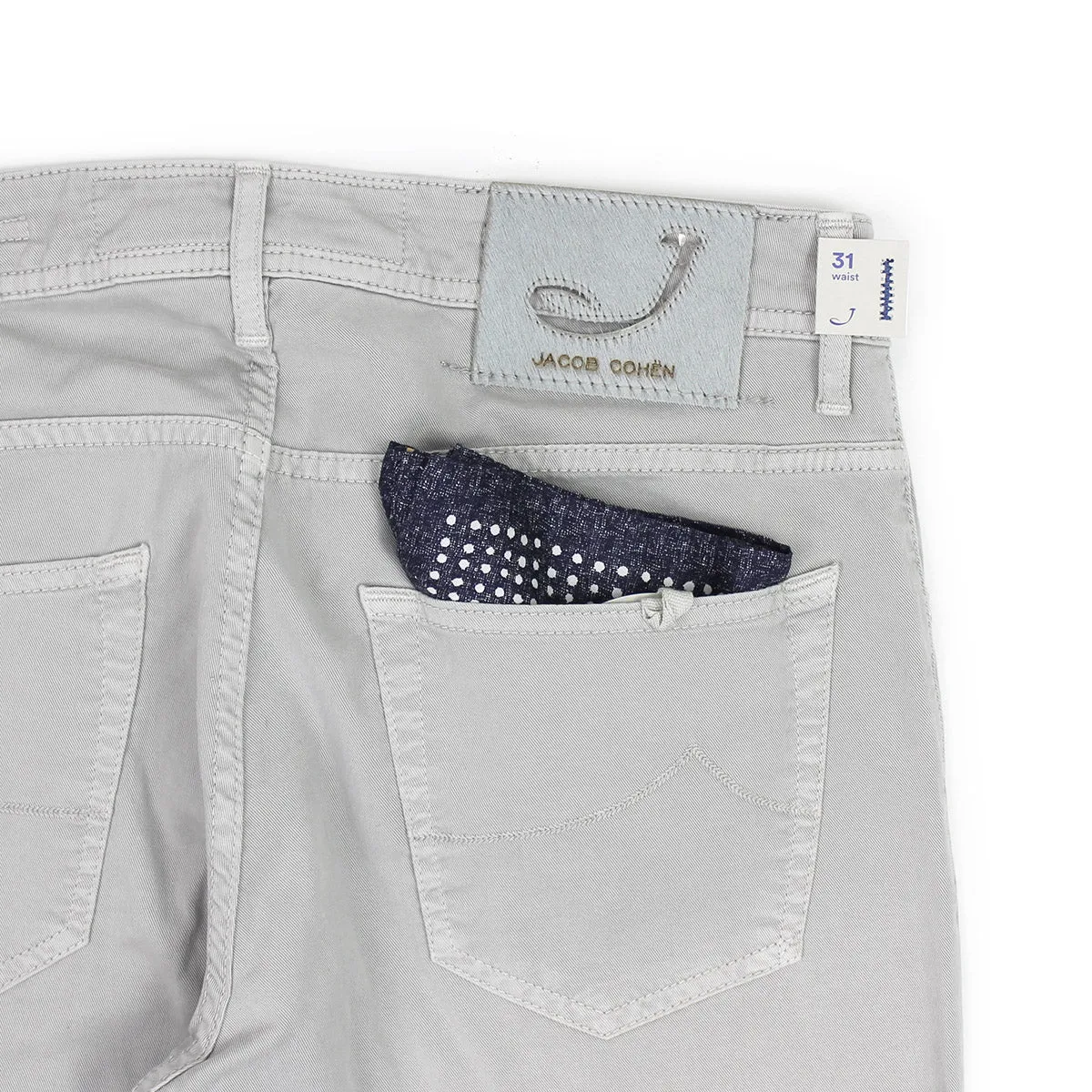 Jacob Cohen - J622 Comf Slim Fit Chino Jeans in Stone