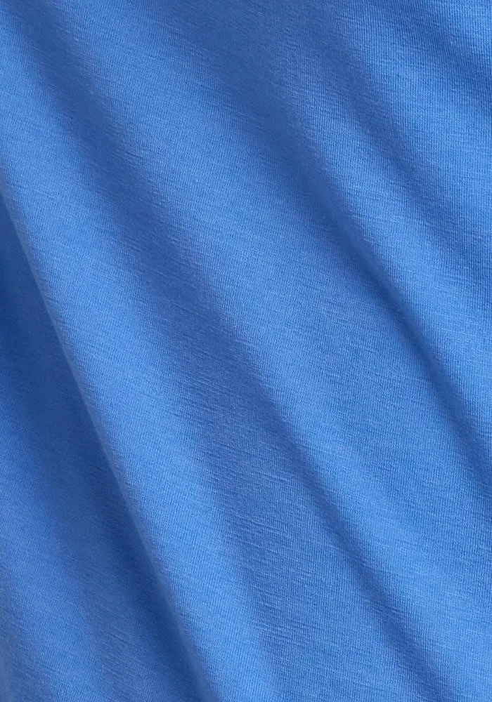 Jenny 3/4 Sleeve Crew Neck - Blue Gelato