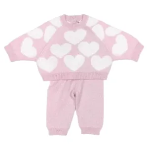 Joy Hearts Knit Set