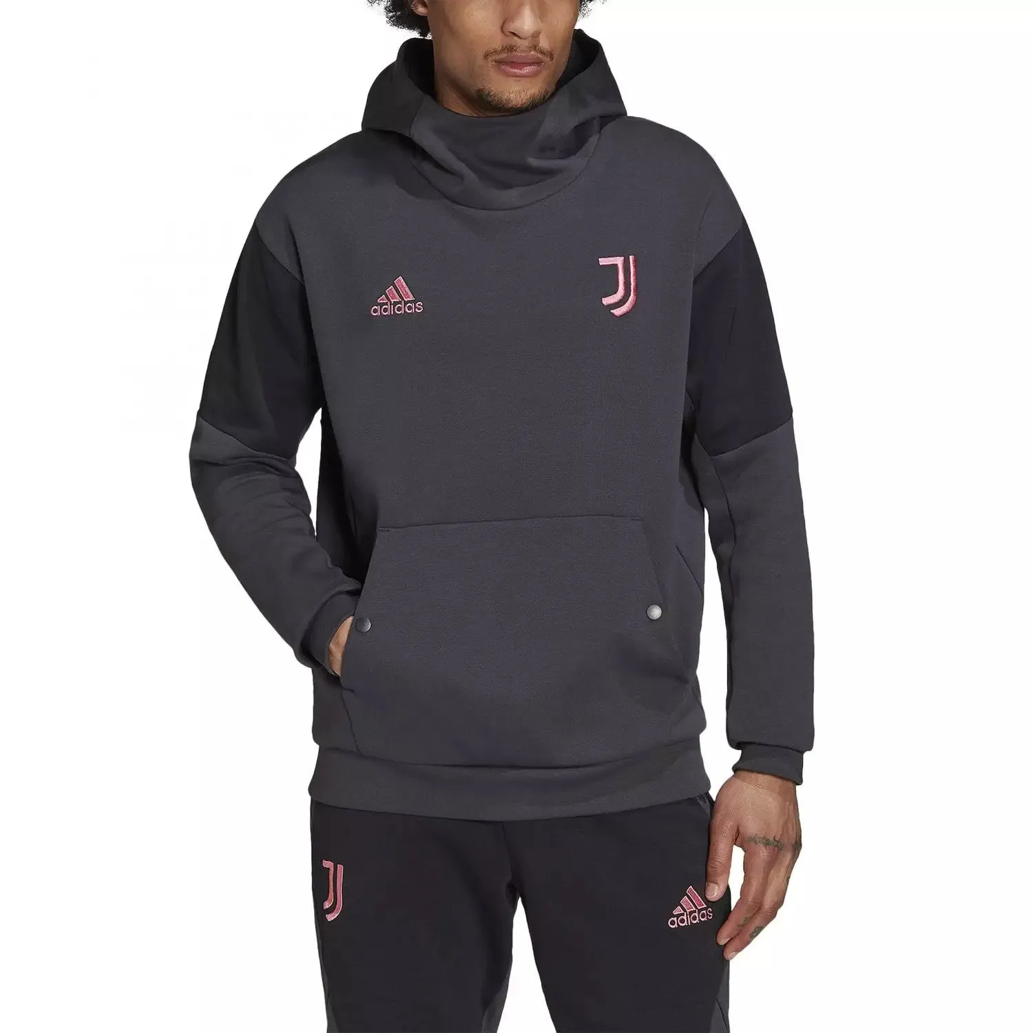 Juventus casual Travel hooded presentation tracksuit 2022/23 - Adidas
