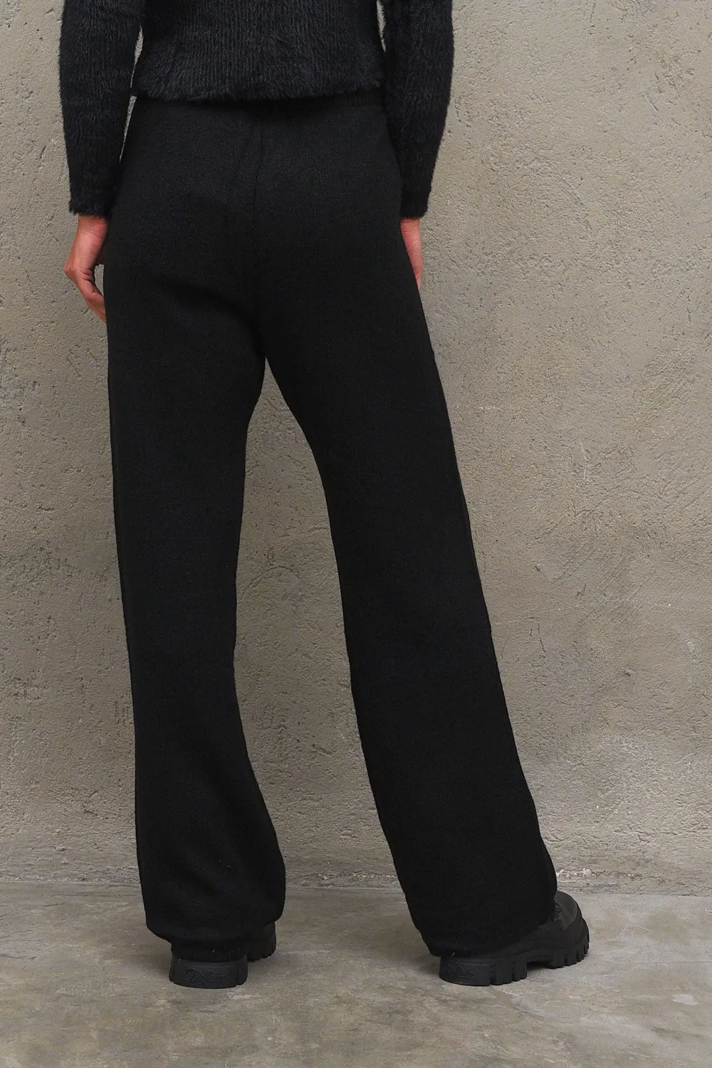 Knitted Pants - Black