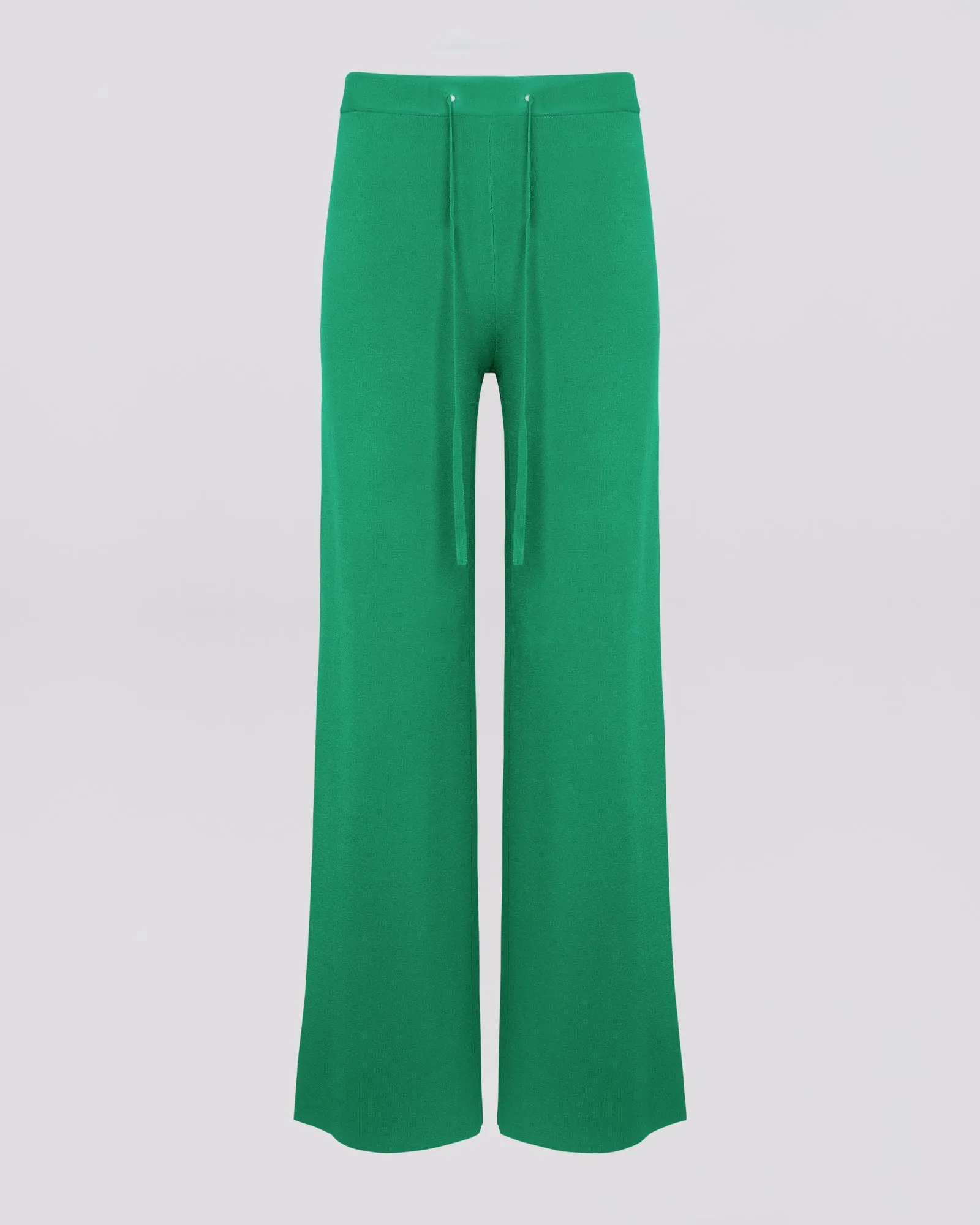 Knitted wide leg trousers