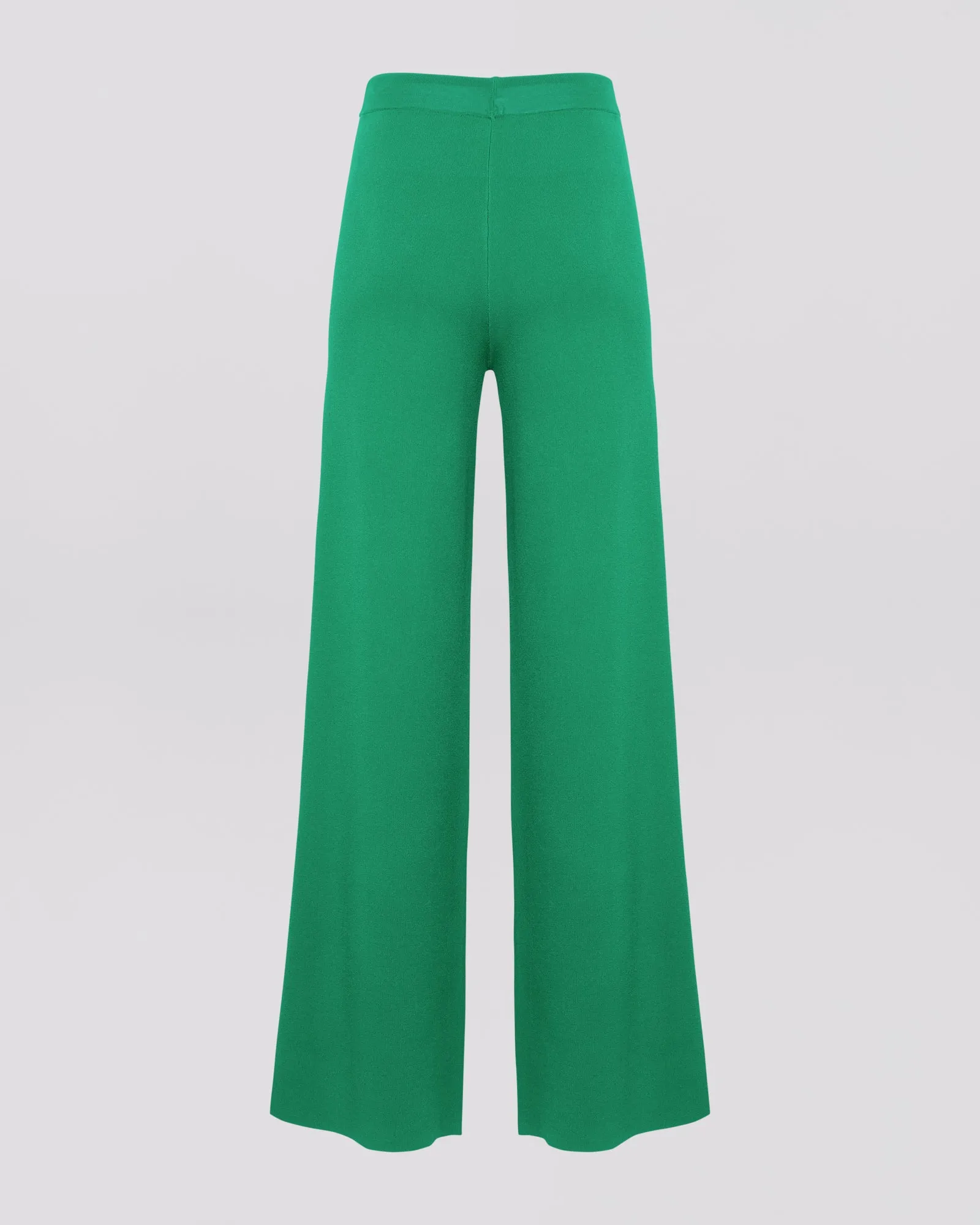 Knitted wide leg trousers